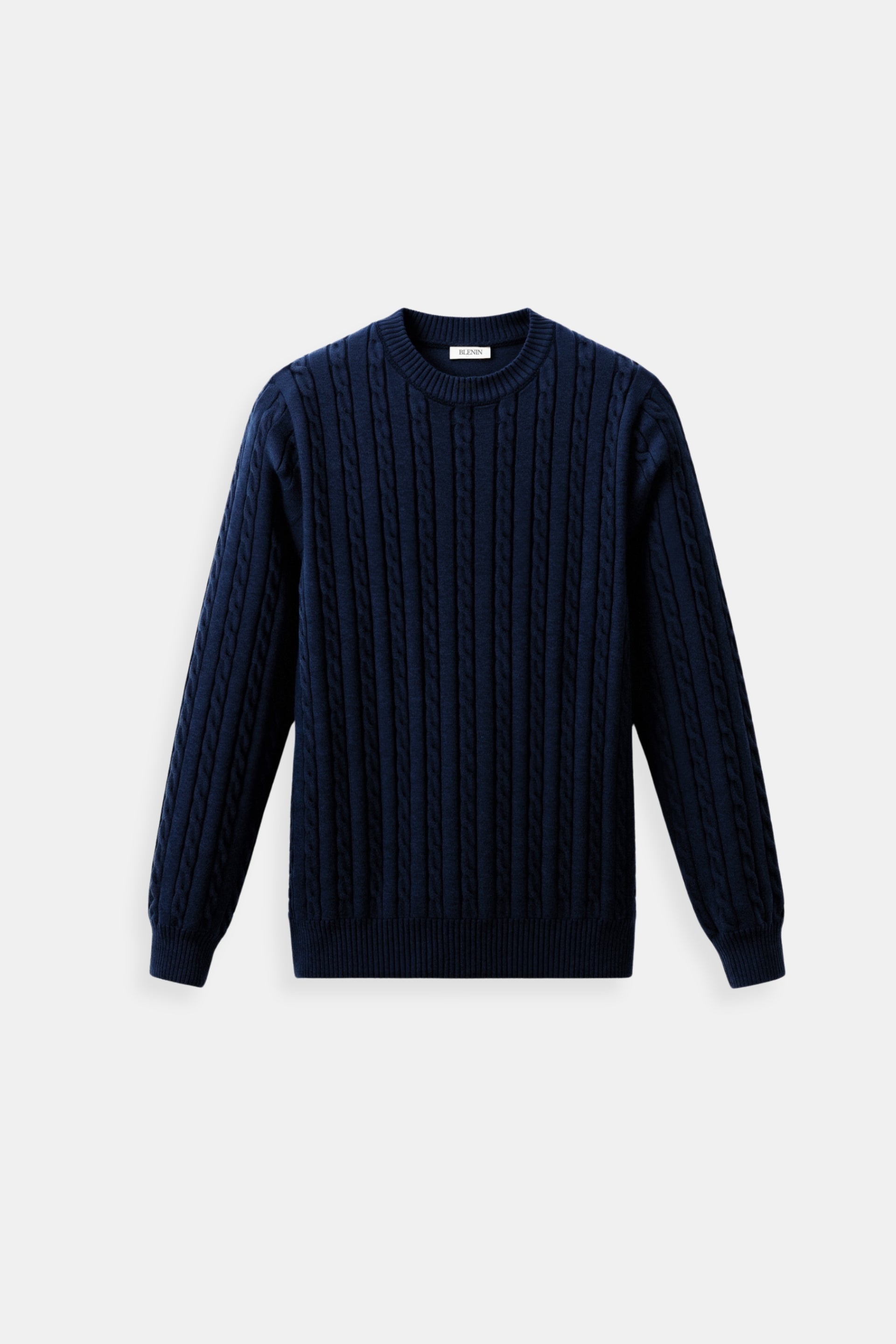 Premium O-neck Cable Knitted Pullover