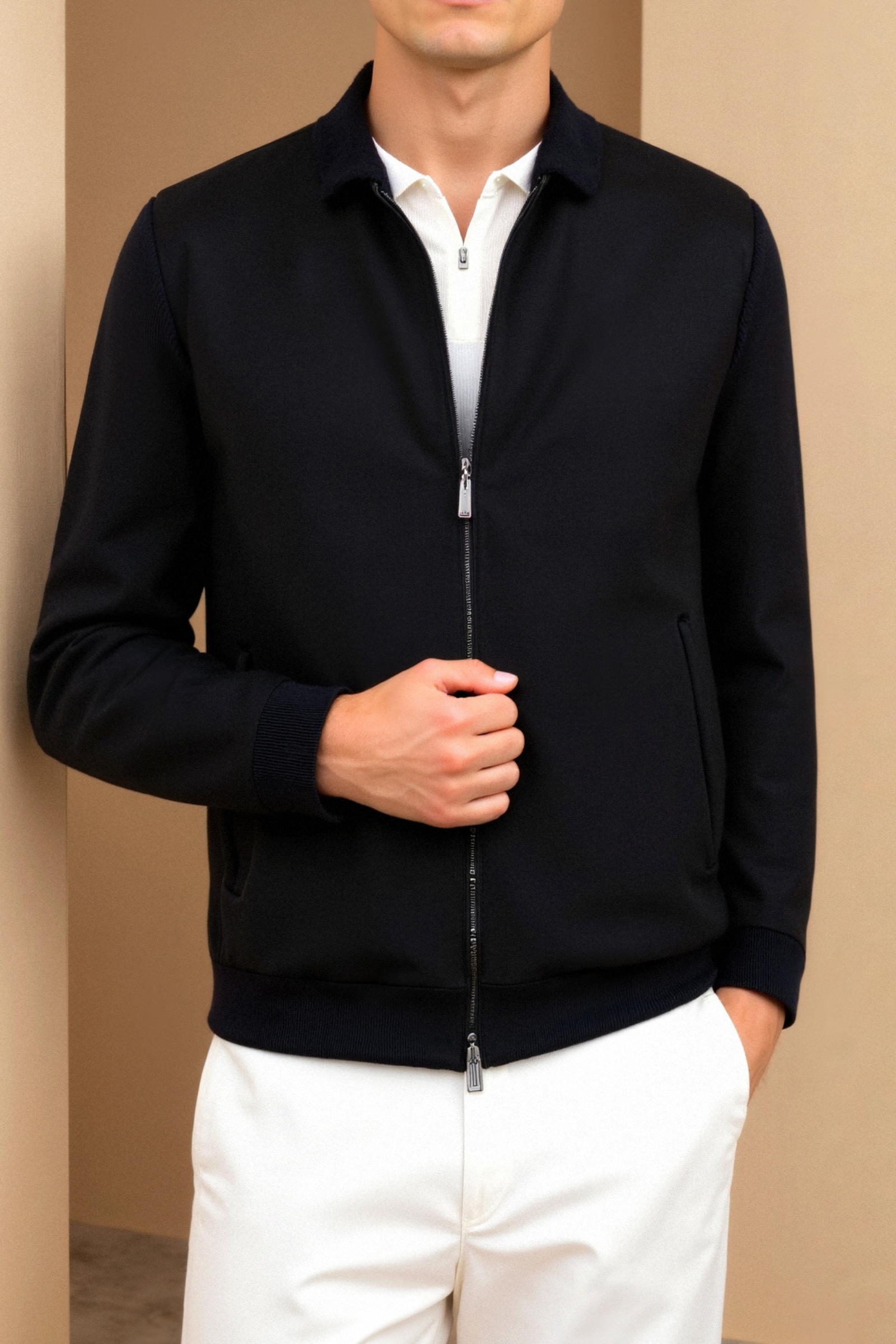 Elegant Slim Fit Clean Winter Jacket