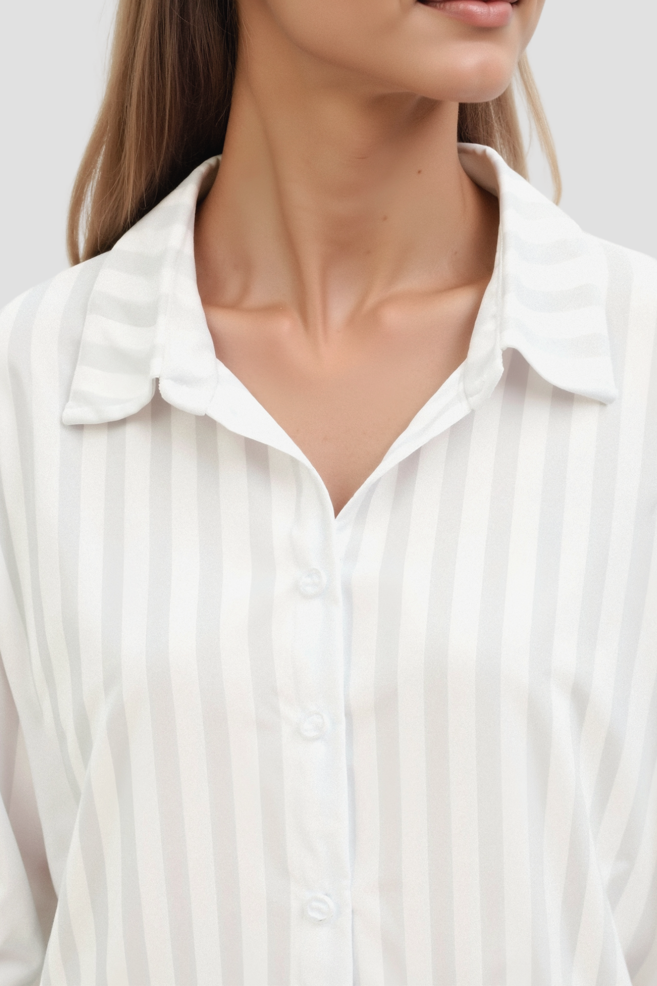 Old Money Casual Summer Elegant  Striped Button Front Shirt