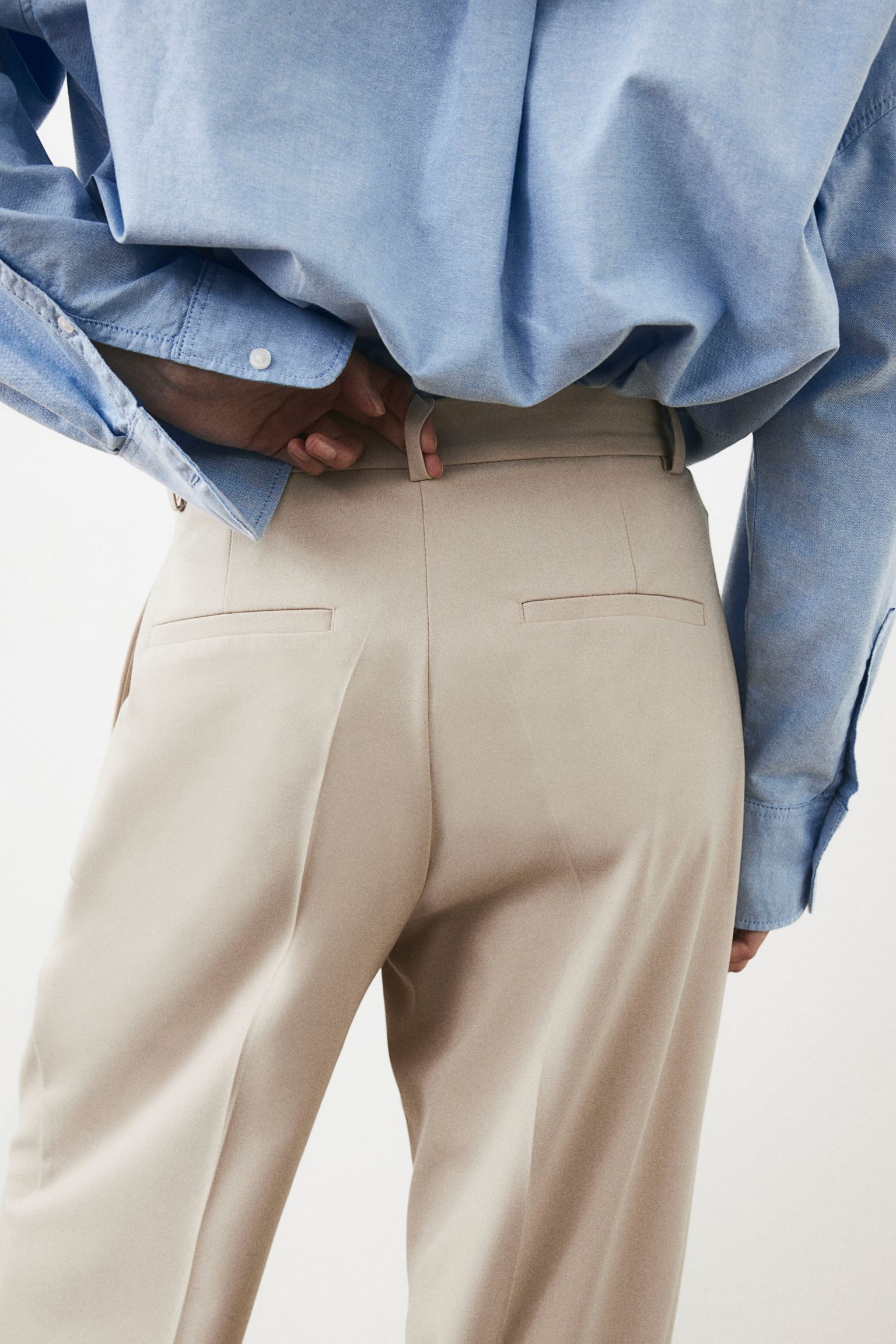 Old Money Wide Leg Classic Chino Pants